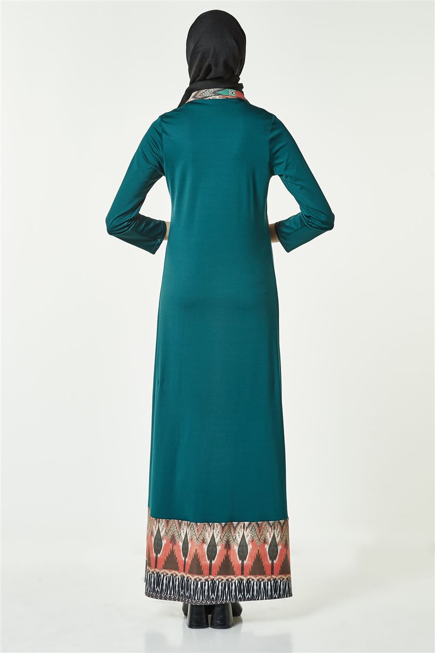 فستان-أخضر ELB 4879-21