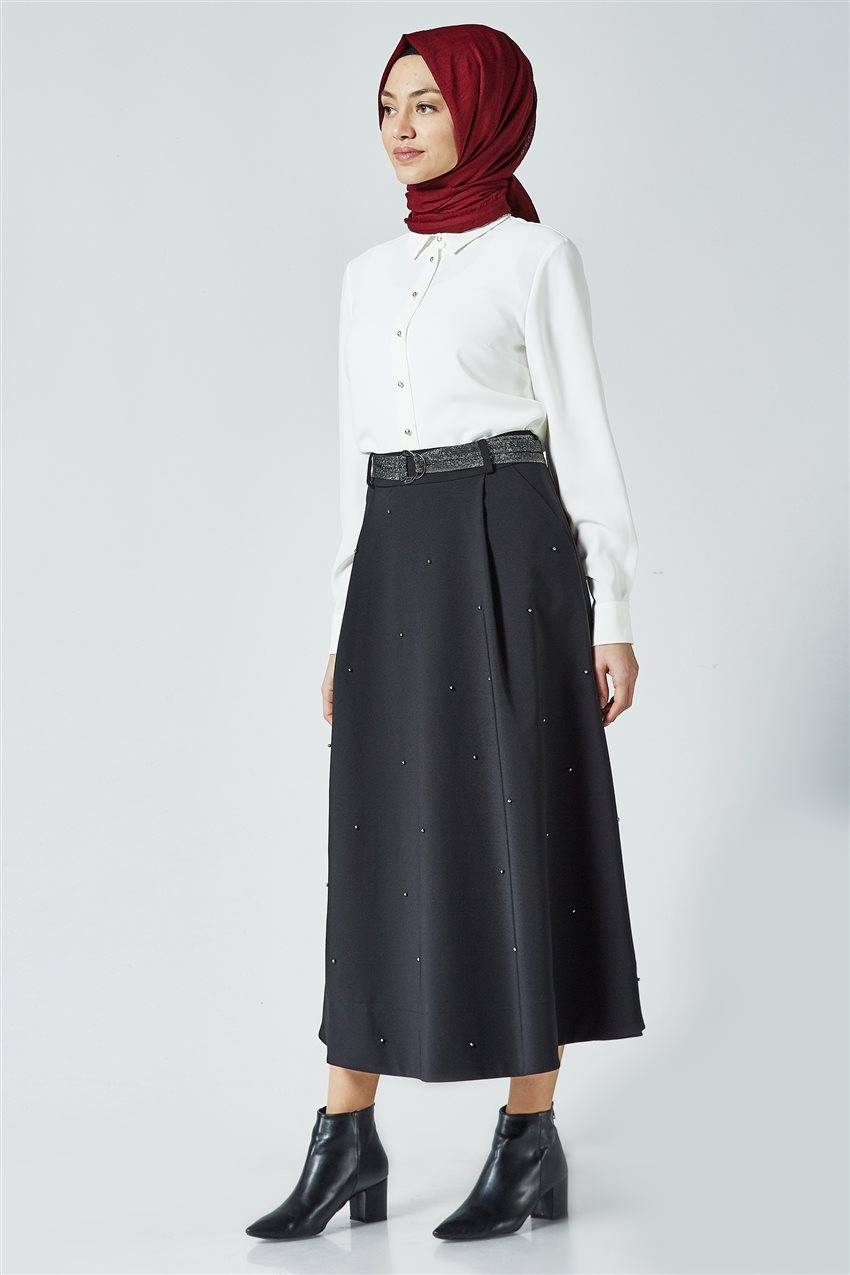 Skirt-Black KA-A8-12049-12