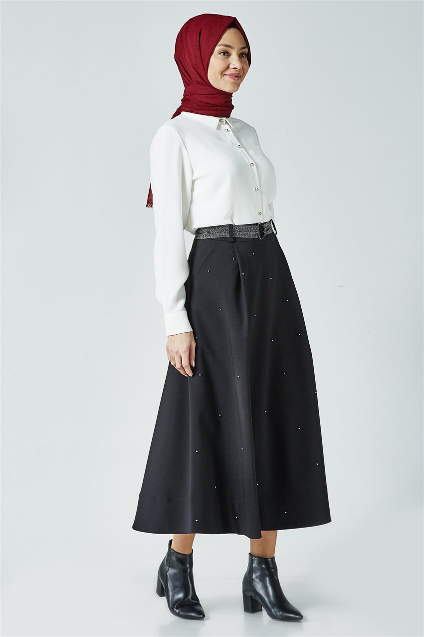 Skirt-Black KA-A8-12049-12