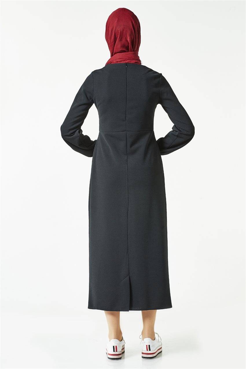 Siyah Elbise 2507-01