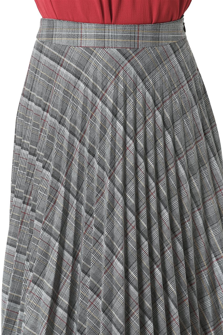 2niq Skirt-Gray MS962-04
