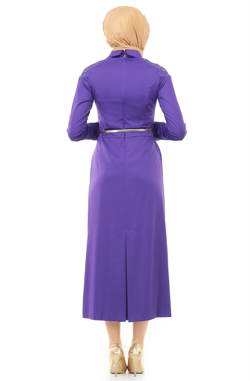 فستان سهرة فستان-أرجواني DO-A4-64005-24