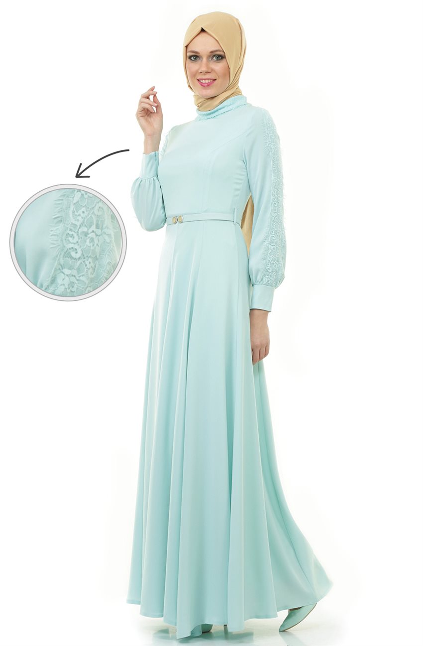 فستان سهرة فستان-أخضر DO-A4-64026-54