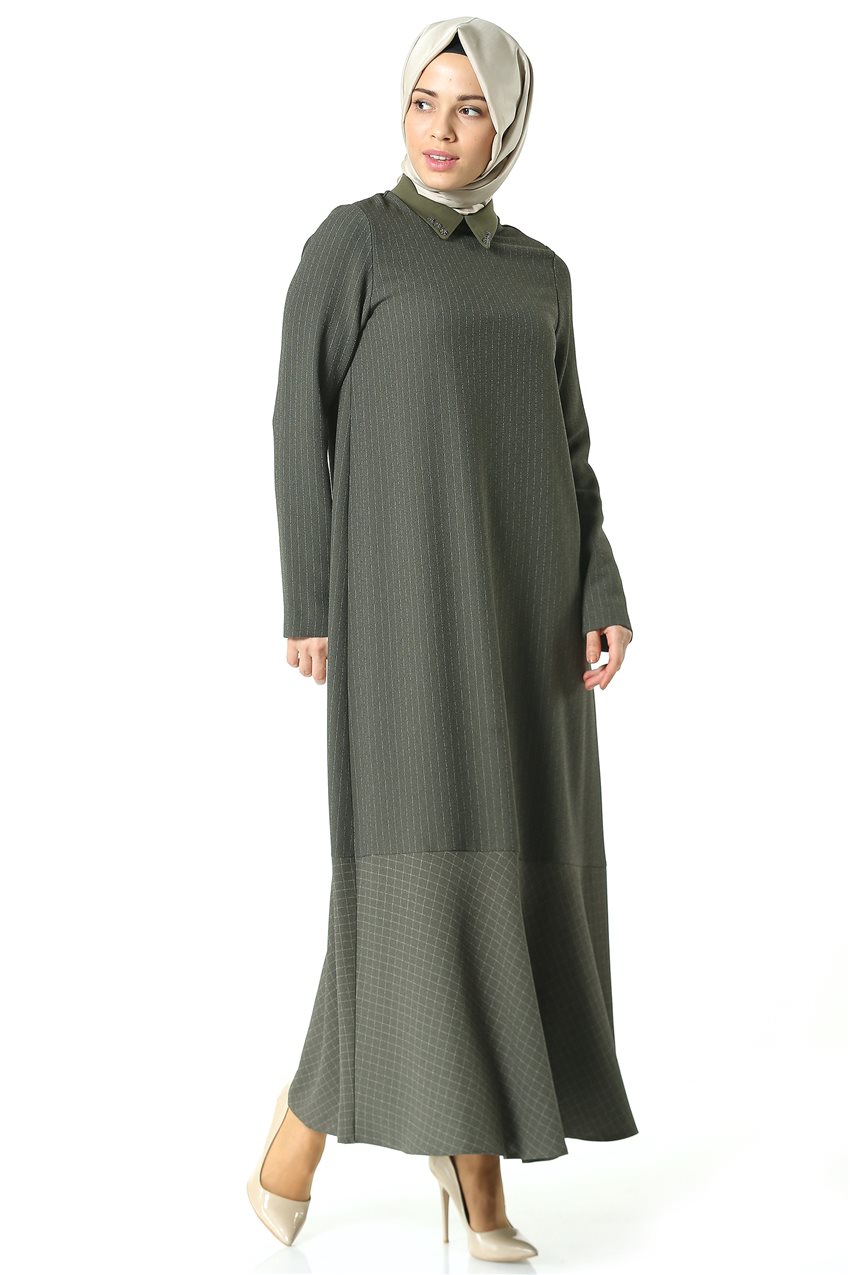 Kayra Dress-Khaki KA-A7-23116-21