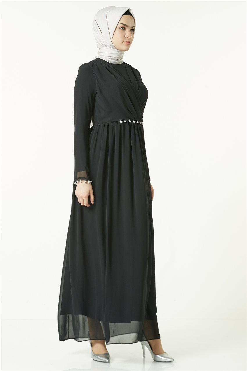 Siyah Elbise 8K9611-01