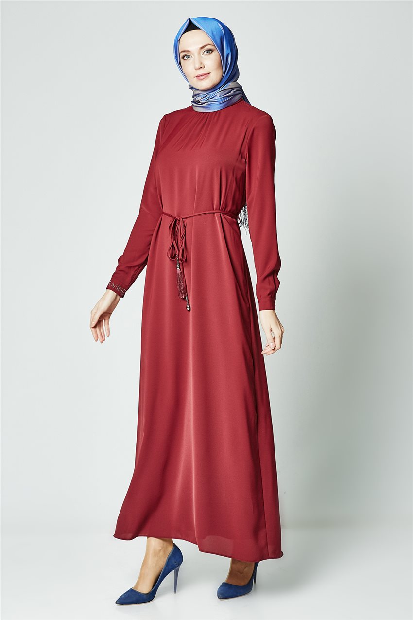 Dress-Claret Red 7K9407-67