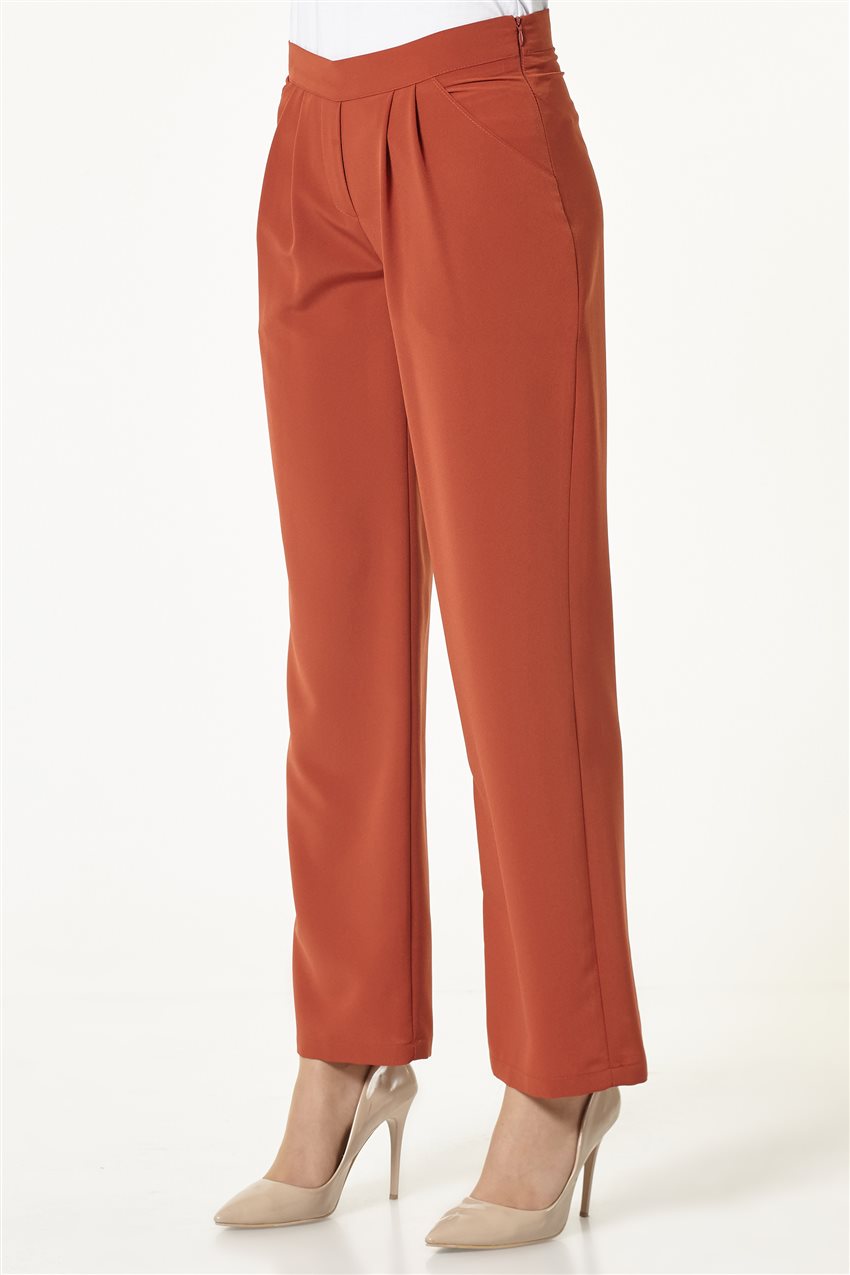 Pantolon Tunik Takım-Kiremit J3314-47