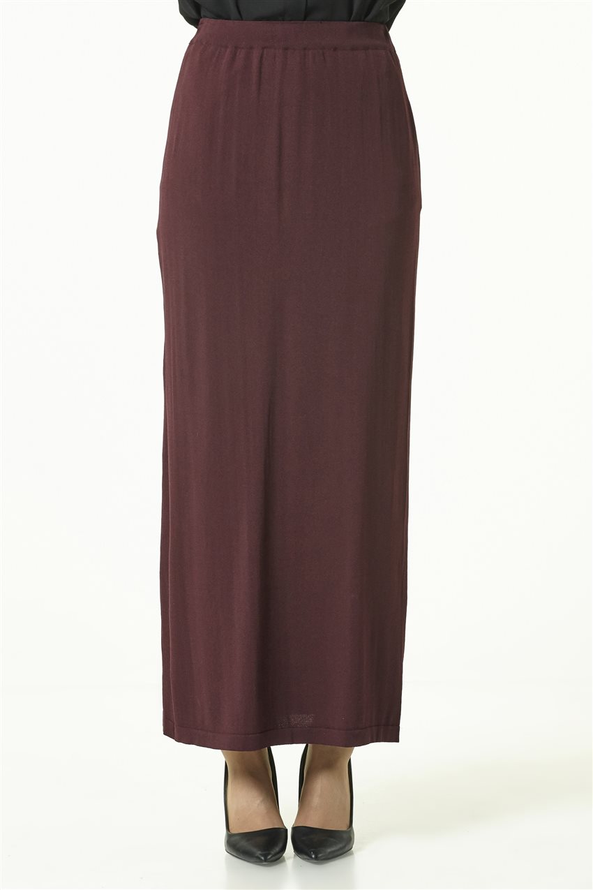 Knitwear Skirt-Claret Red KA-A6-TRK25-26