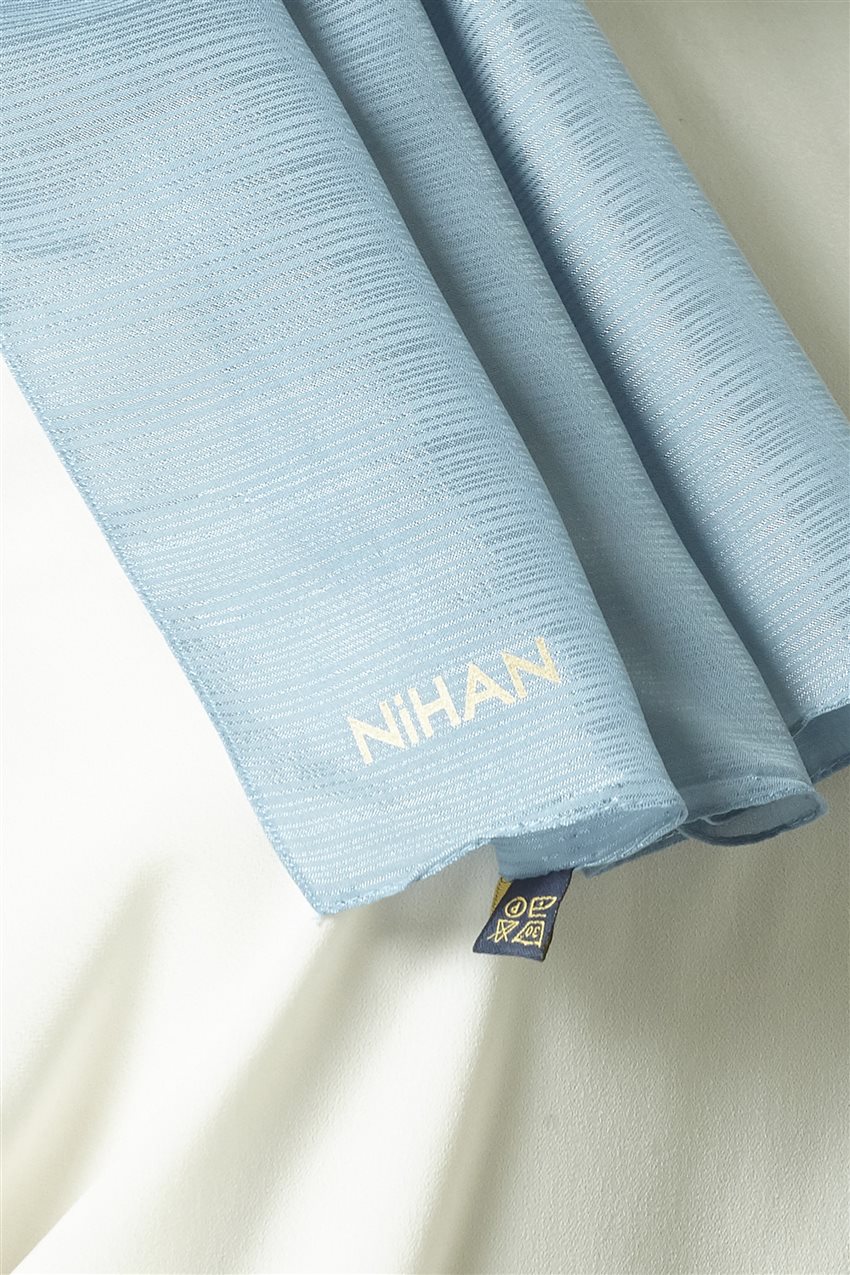 Nihan Stil Şal-Mavi U0002-32
