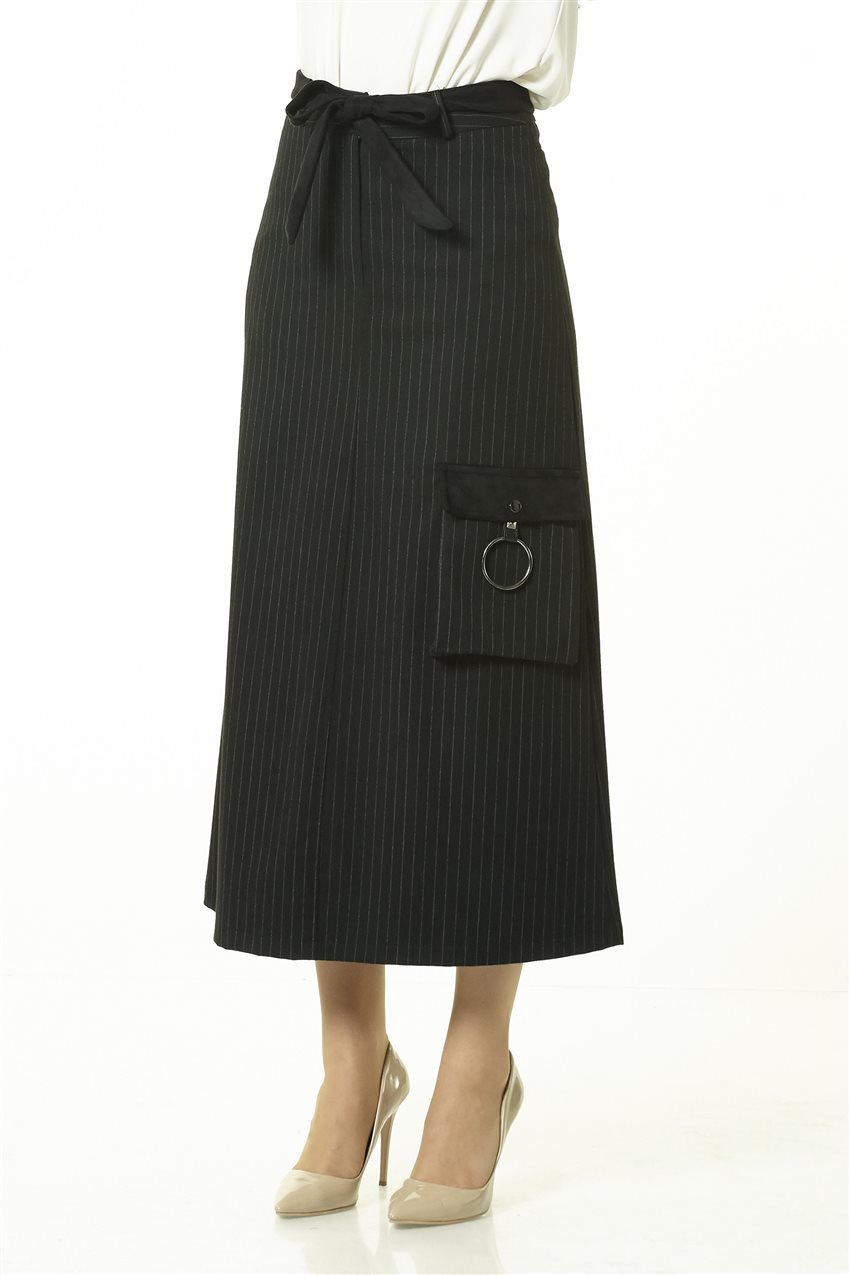 Skirt-Black KA-A8-12058-12