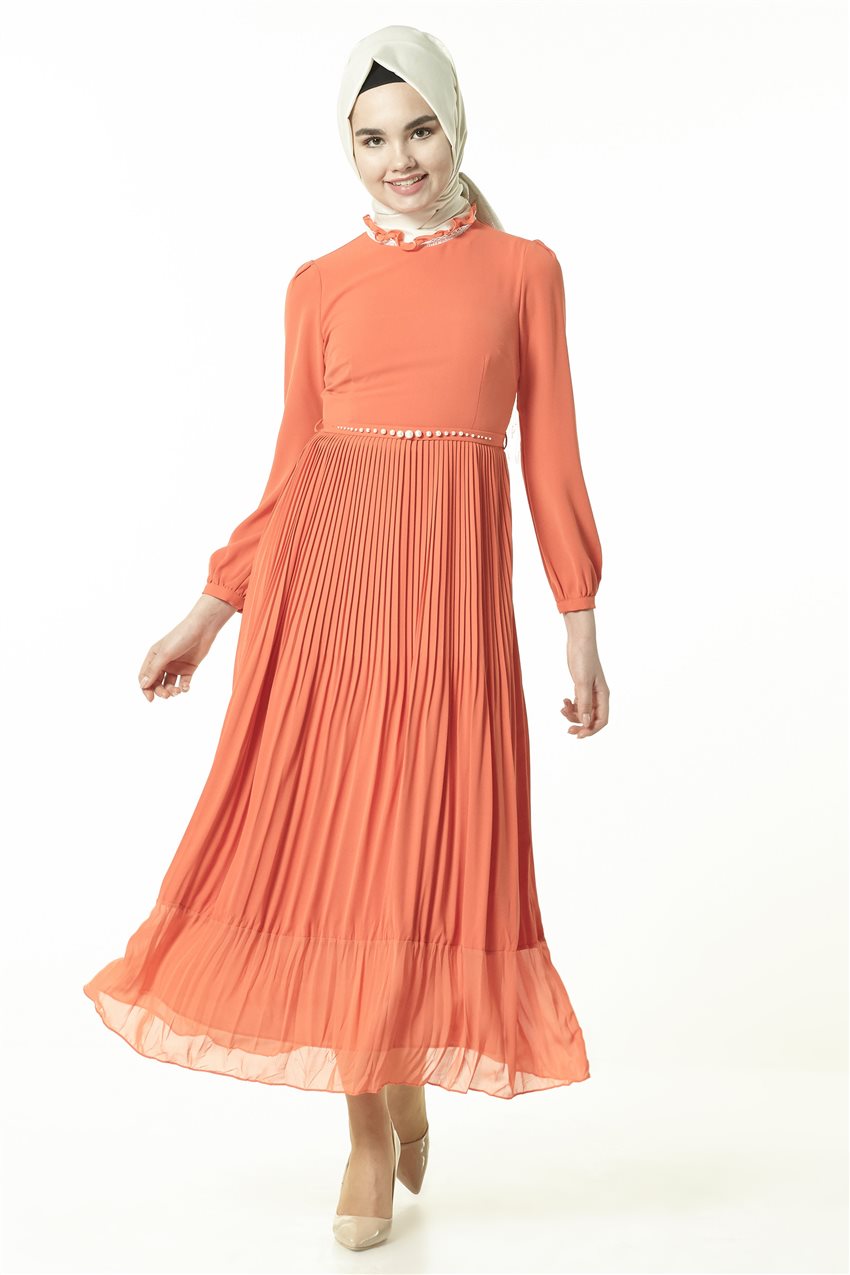 فستان-برتقالي KA-B8-23105-34