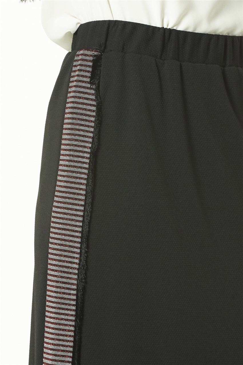 Kyr Skirt-Black Claret Red KY-A8-72001-1226