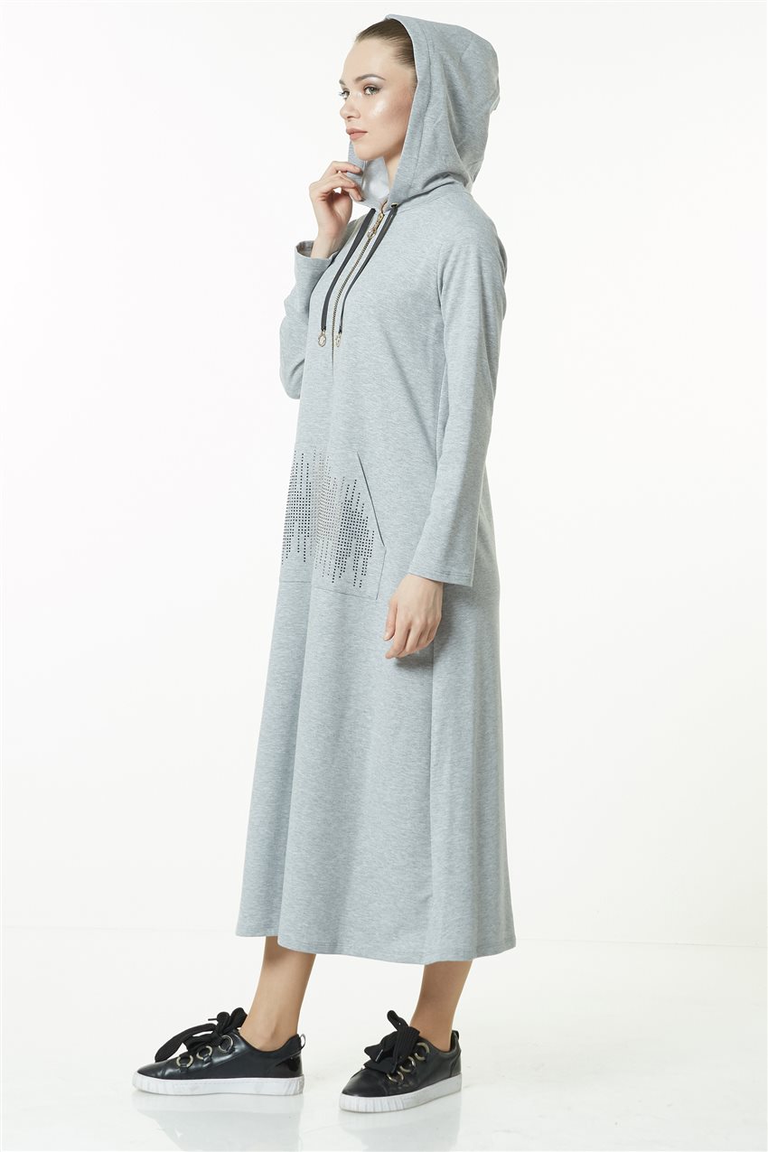 Vivencia Dress-Gray V18B4003-09