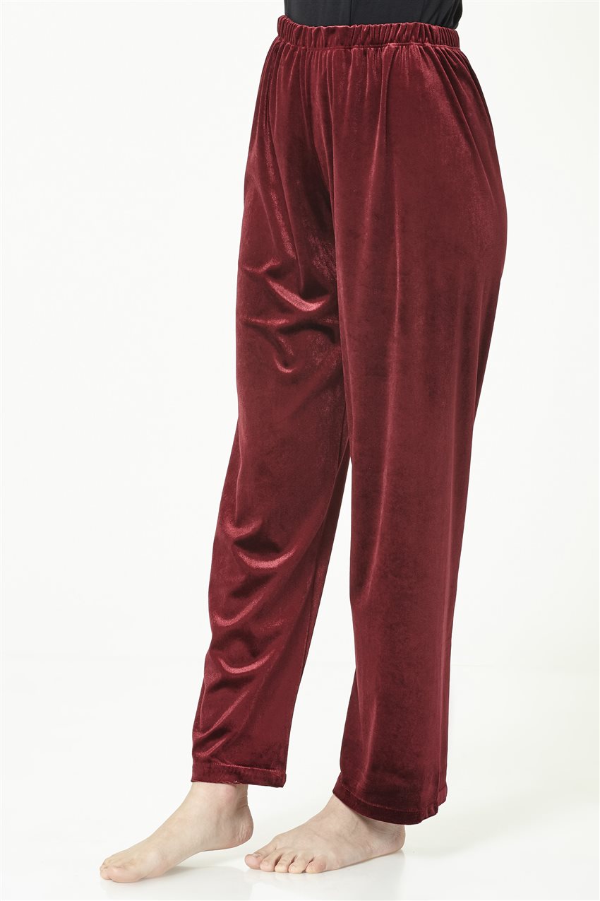Velvet Pajamas 1013 Claret Red