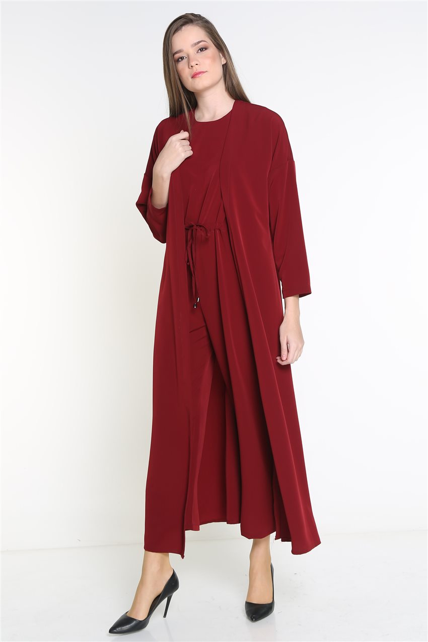 Overall Suit-Claret Red 8003-67