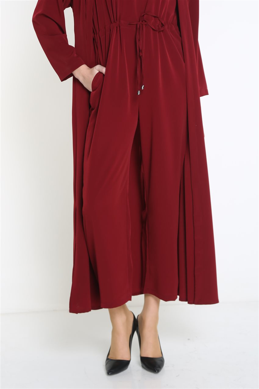 Overall Suit-Claret Red 8003-67