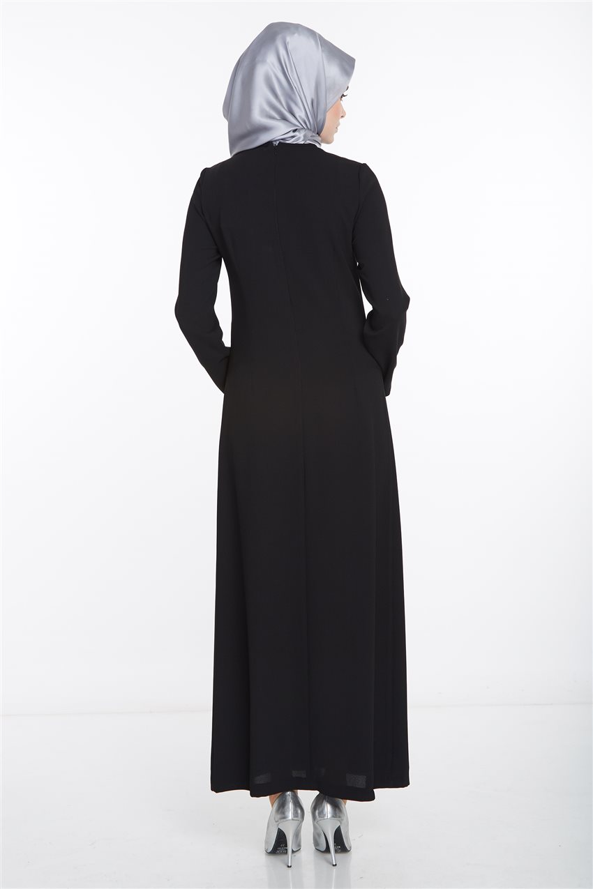 Siyah Elbise KA-A8-23021-12