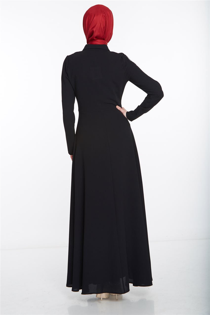 Siyah Elbise 12027-01