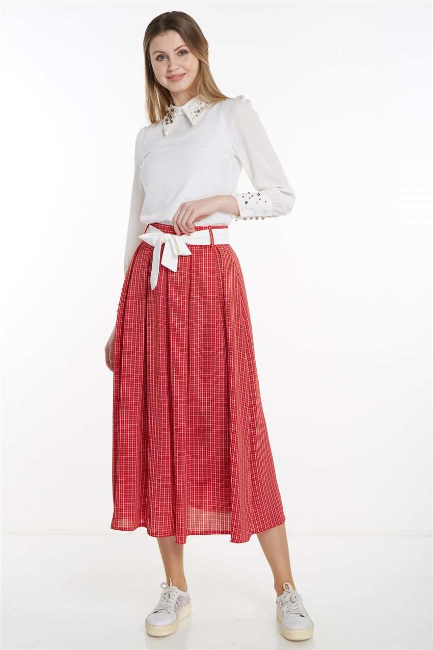 Skirt-Red MS128-34