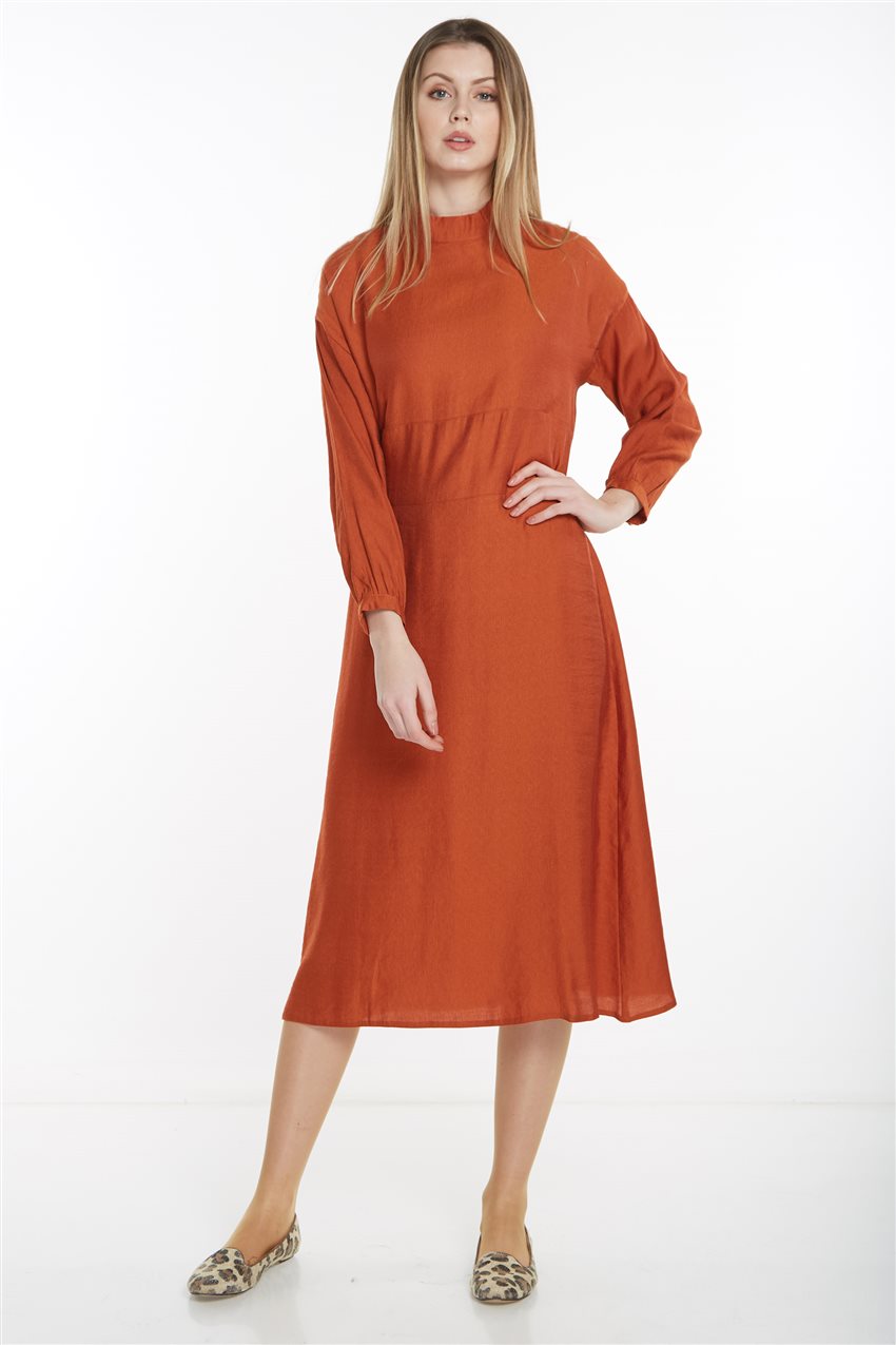 فستان-أحمر قرميدي ar-0312-58