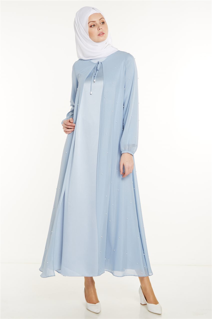 فستان-فاتح أزرق TK-M7186-16