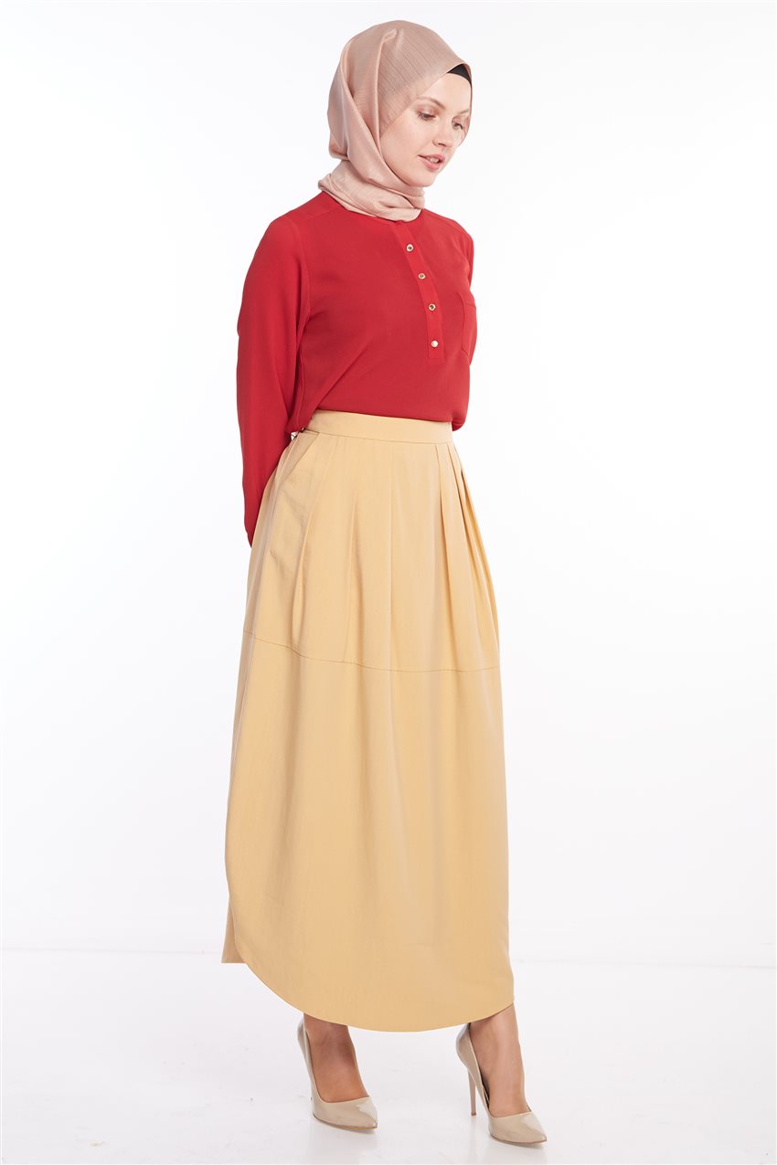 Skirt-Mustard TK-M8241-50