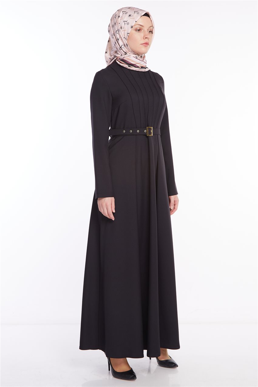 Siyah Elbise US-1404-01