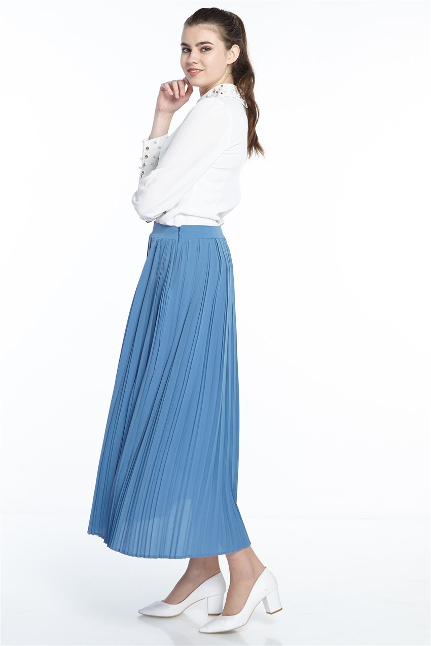 Skirt-indigo MS131-39