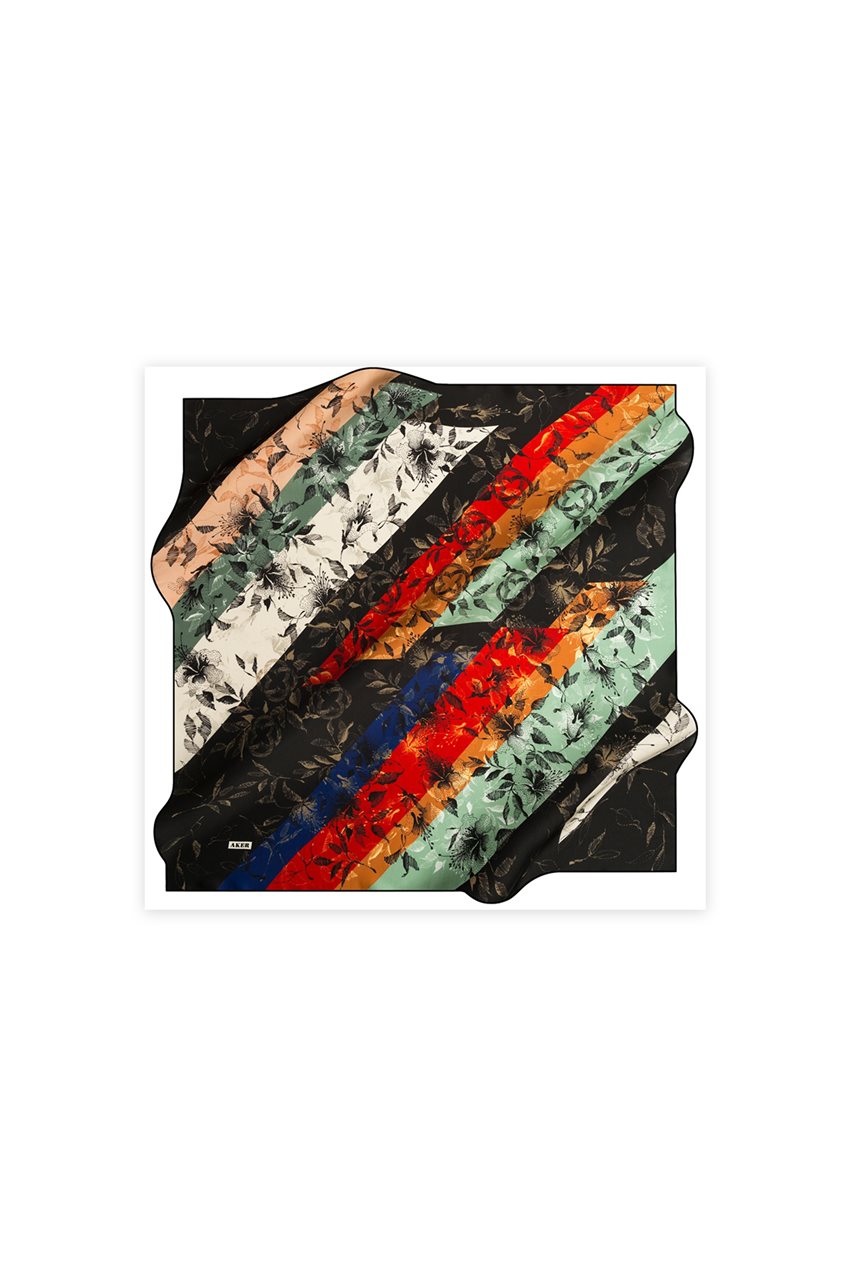 Silk Crepe Saten-Patterned 7801701-311