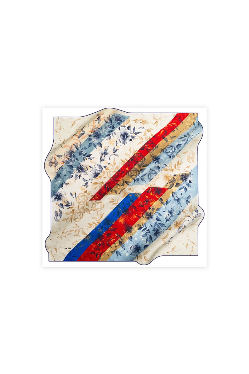 Silk Crepe Saten-Patterned 7801701-324