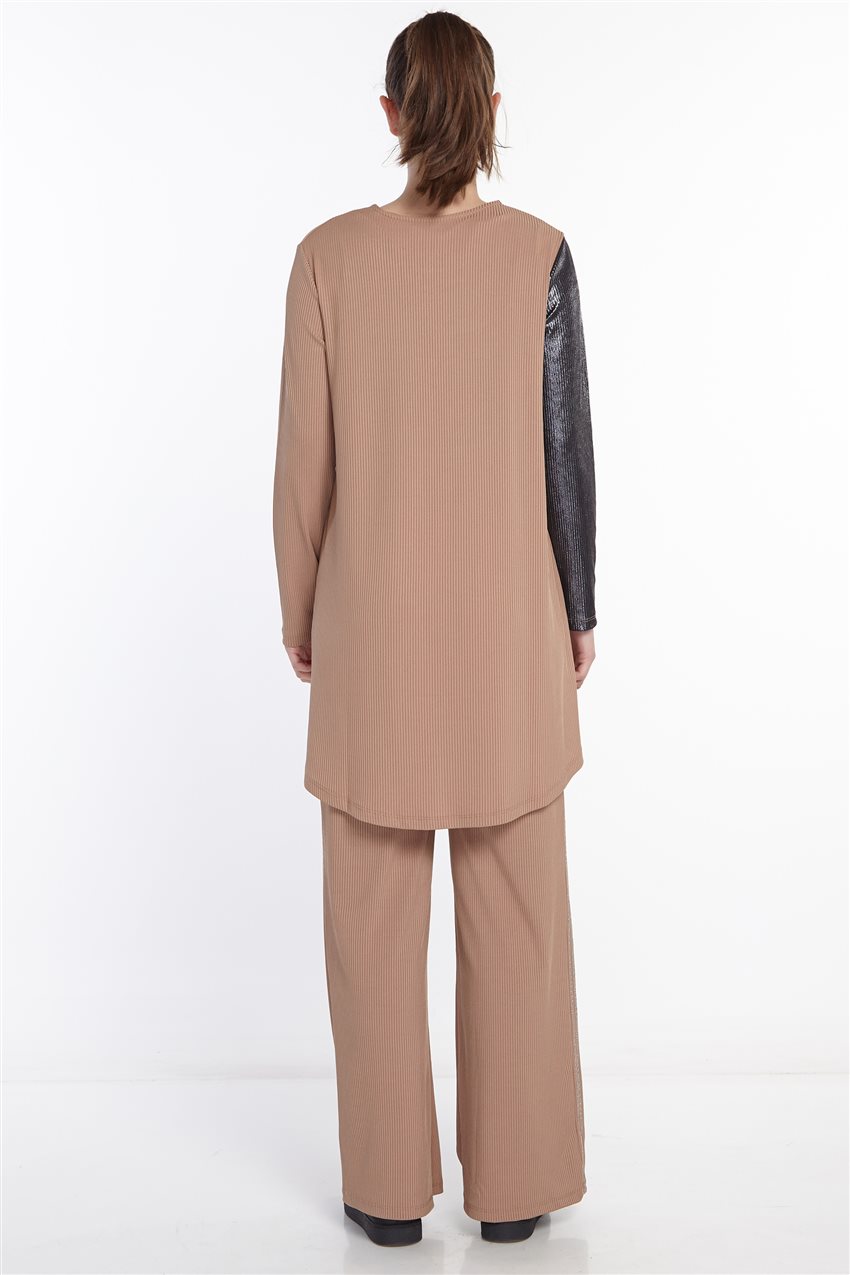 Double Sweat Suits-Brown N-105-68
