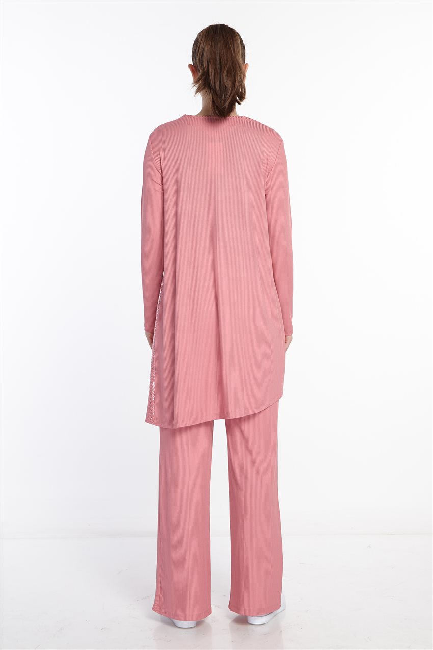Double Sweat Suits-Pink N-124-42