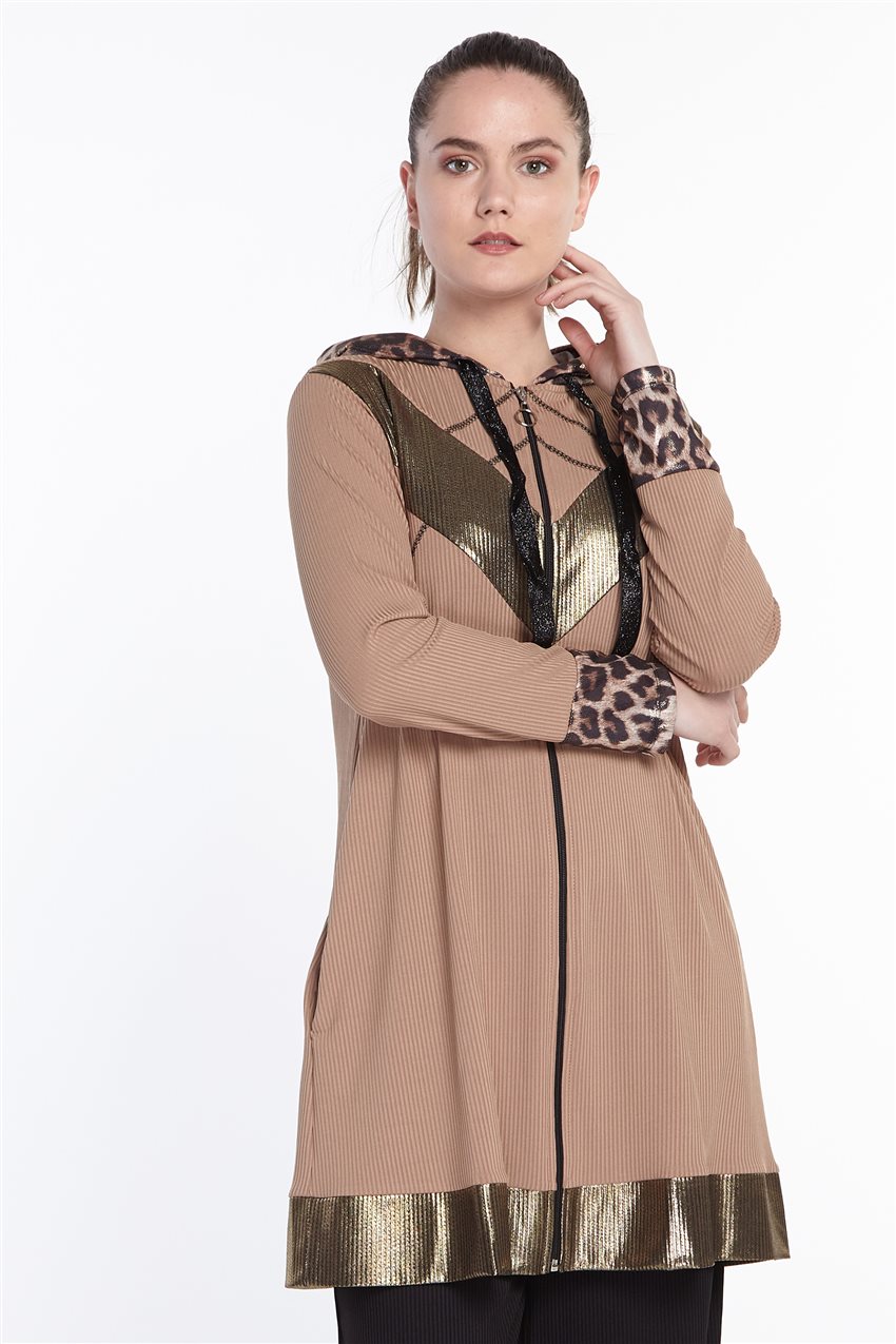 Double Sweat Suits-Brown N-125-68