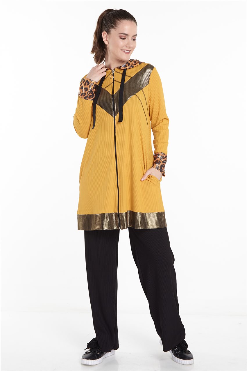Double Sweat Suits-Yellow N-125-29