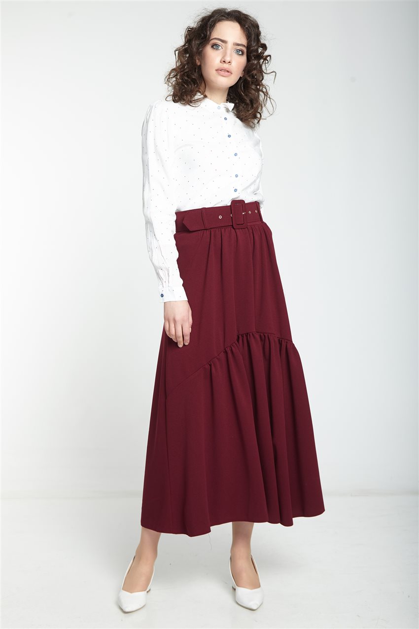Skirt-Claret Red MS127-26