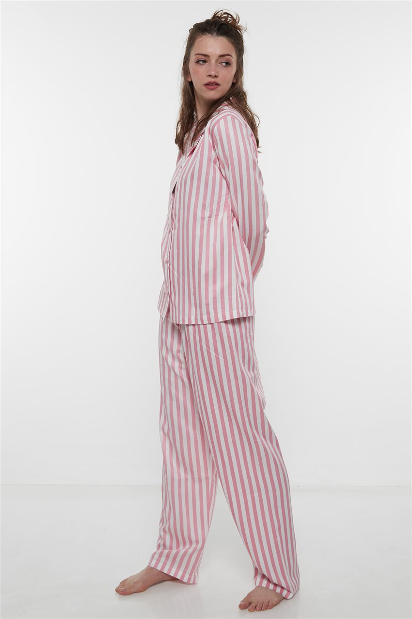 Pajama Set-Pink 1016-42