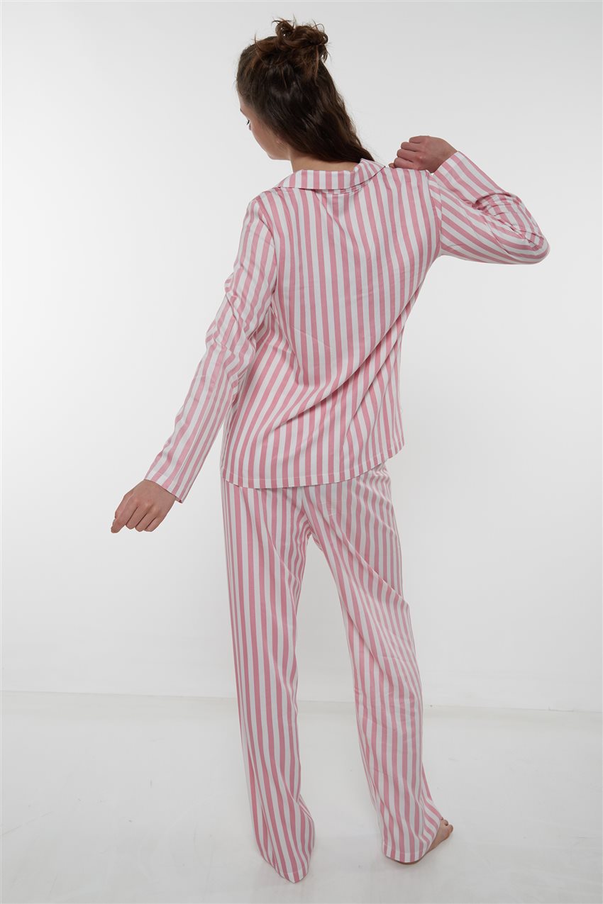 Pajama Set-Pink 1016-42