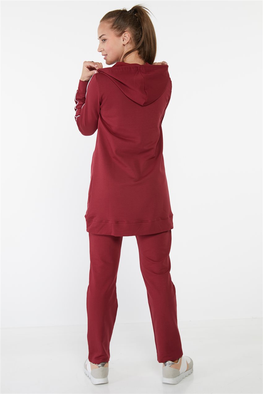 Sportswear Suit-Claret Red MG8028-67