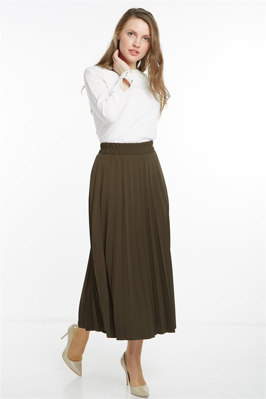 Skirt-Khaki MS116-21