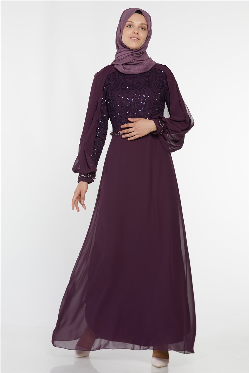 Evening Dress-Purple UN-52736-45