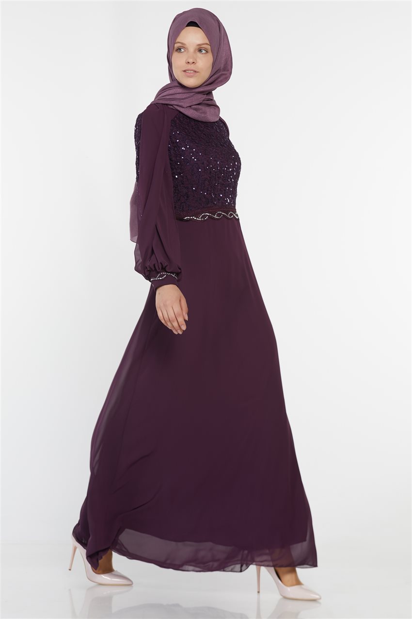 فستان سهرة-أرجواني UN-52736-45