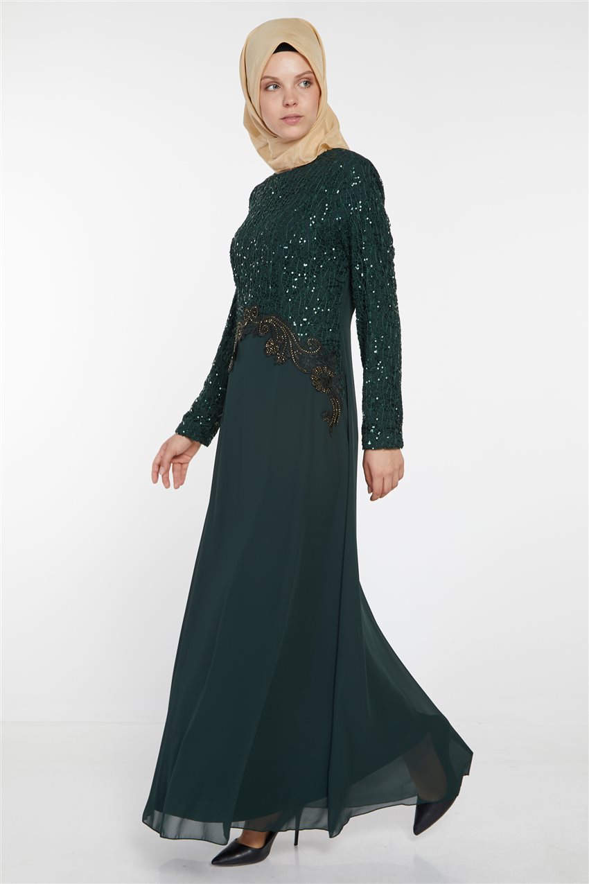 Evening Dress-Emerald UN-3011-62
