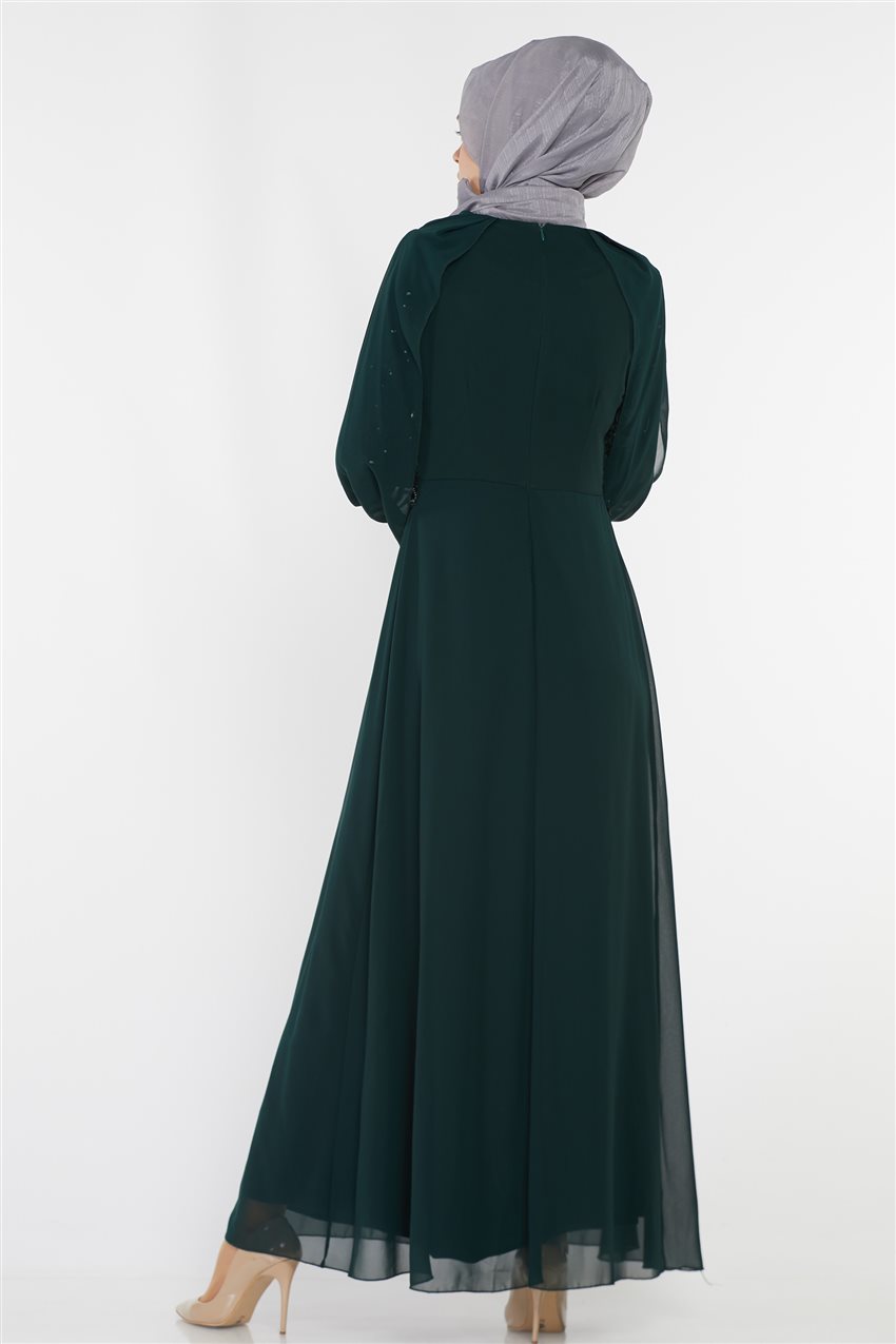 Evening Dress-Emerald UN-52736-62