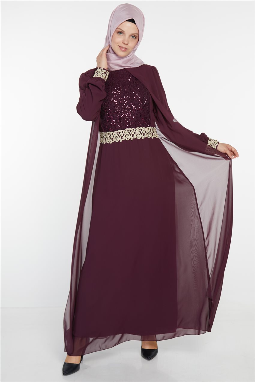 فستان سهرة-أرجواني UN-52700-51