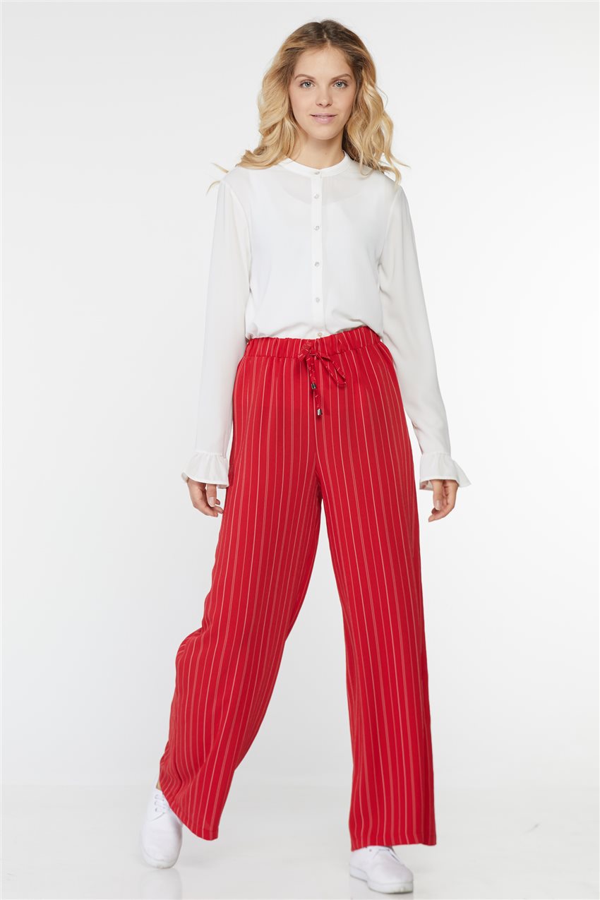 Pants-Red 4663-34
