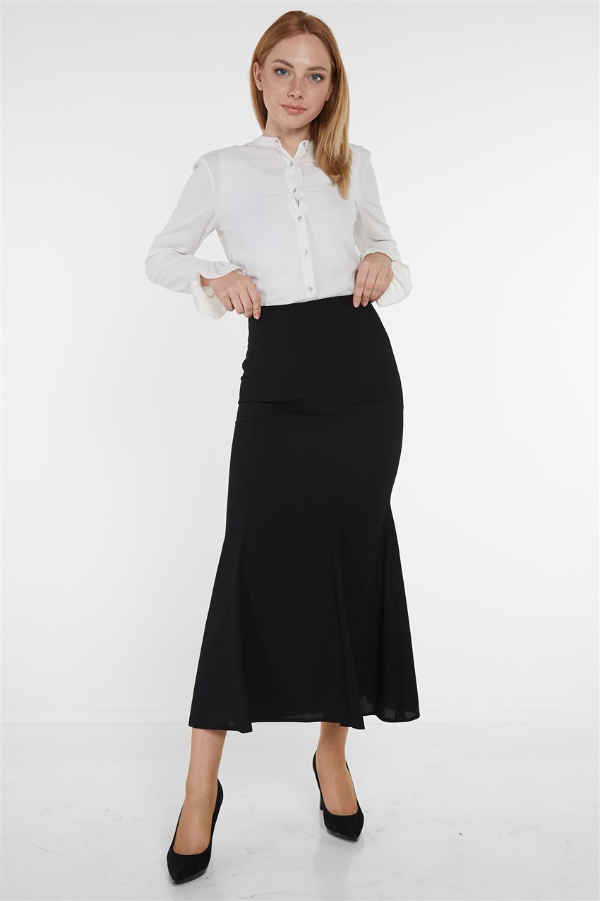 Kayra Skirt-Black KA-B9-12046-12
