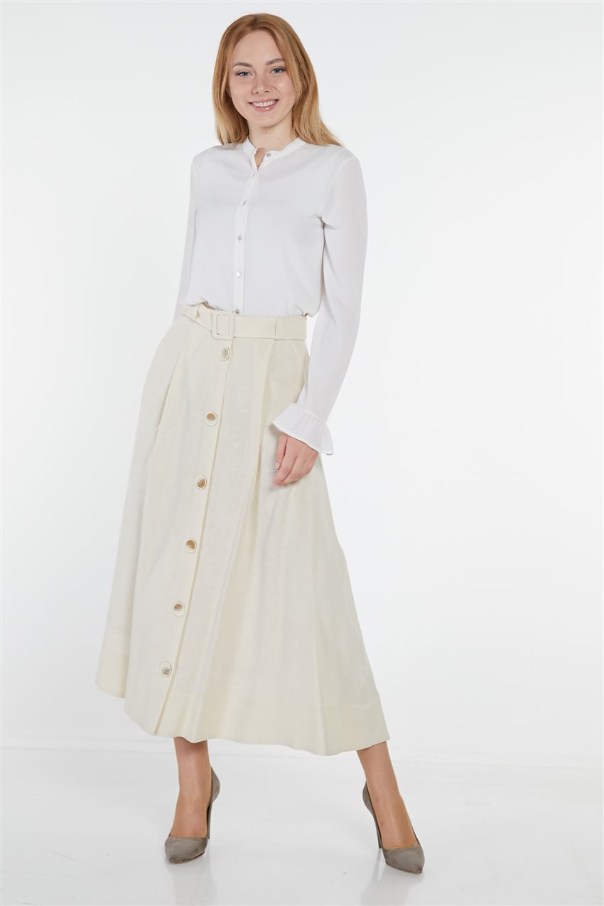 Skirt-Cream KA-B9-12061-13