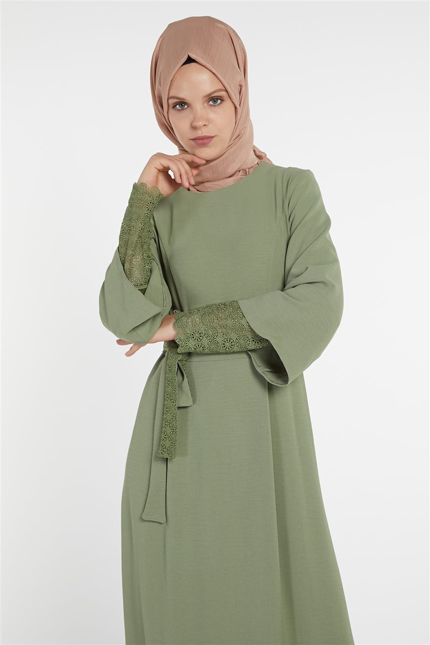 Yeşil Elbise 22107-21