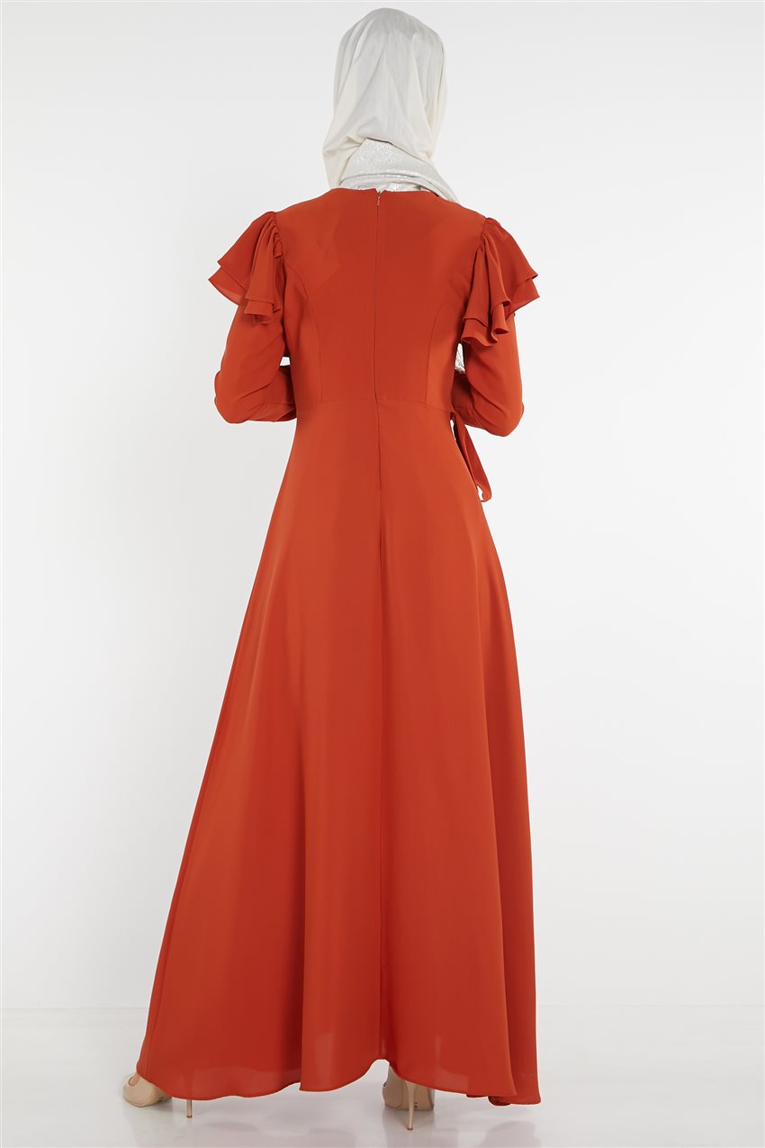فستان-أحمر قرميدي ar-22122-58