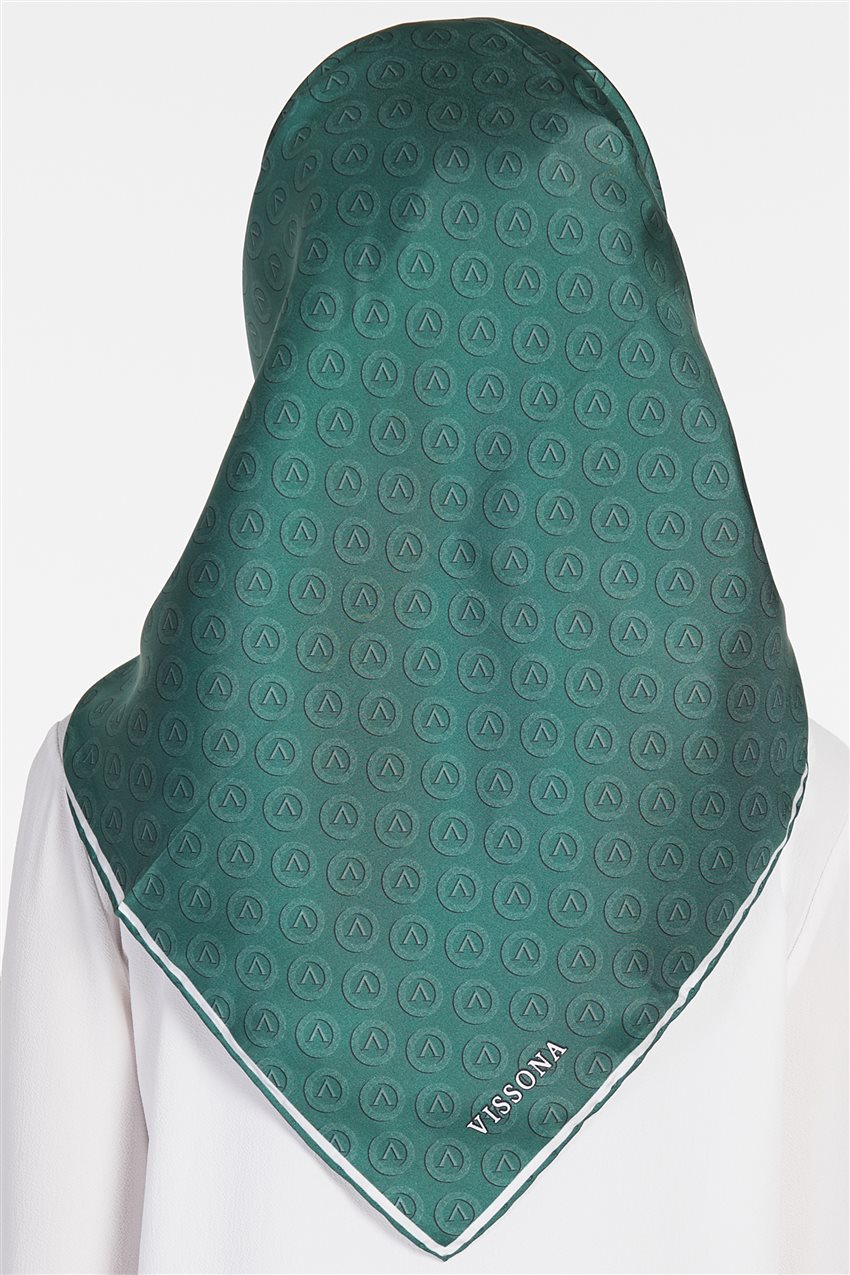 Twill Silk Scarf-Emerald Green Minter Green 16505-6224